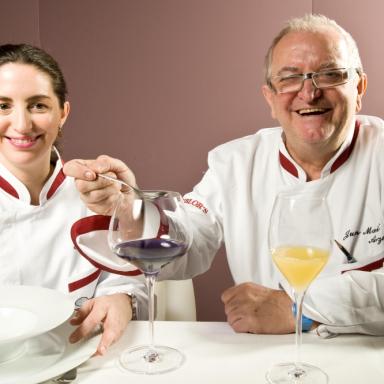 Juan Mar� e Elena&nbsp;Arzak
